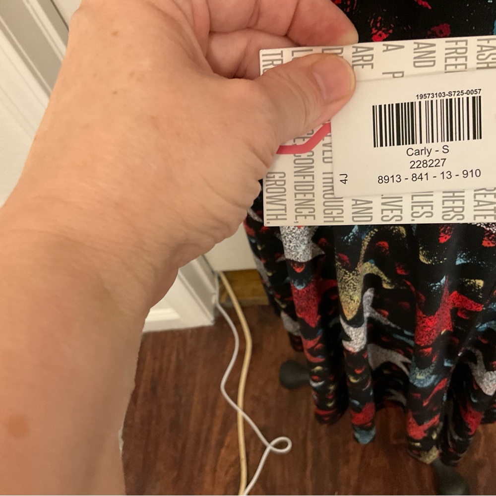 LulaRoe High Low style dress. Size small. - Picture 2 of 9
